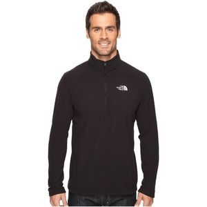 NEW Men's Size Medium THE NORTH FACE 100 Glcr Coat 1/4-Zip TNF Black NK00CP8MJK3